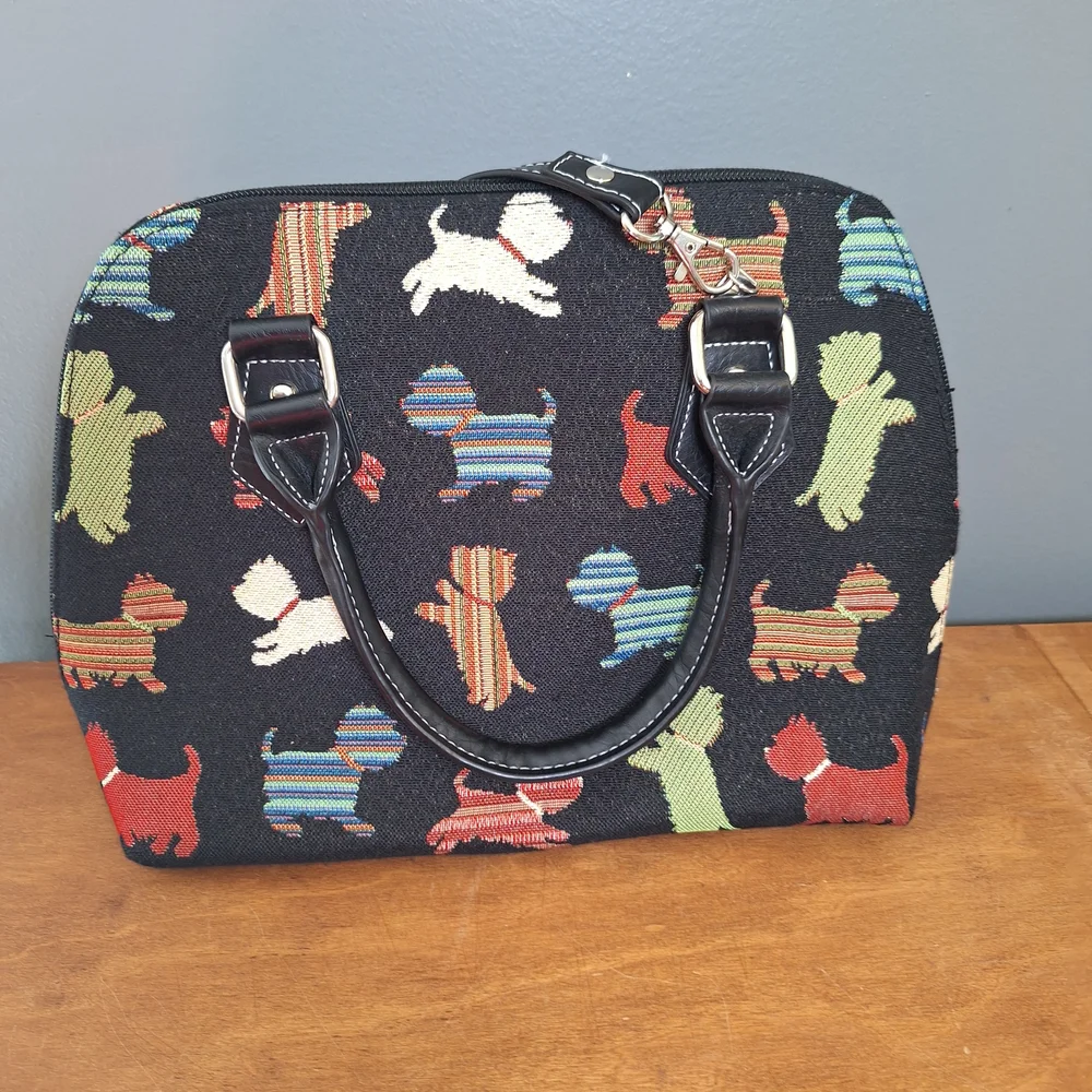 Signare Black and Multicolor Women's Bag - Picture 4 of 5